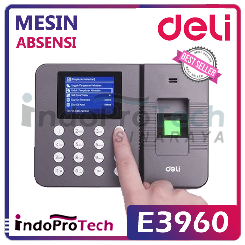 Mesin Absensi Deli E3960 Sidik Jari - Mesin Absensi DELI E 3960