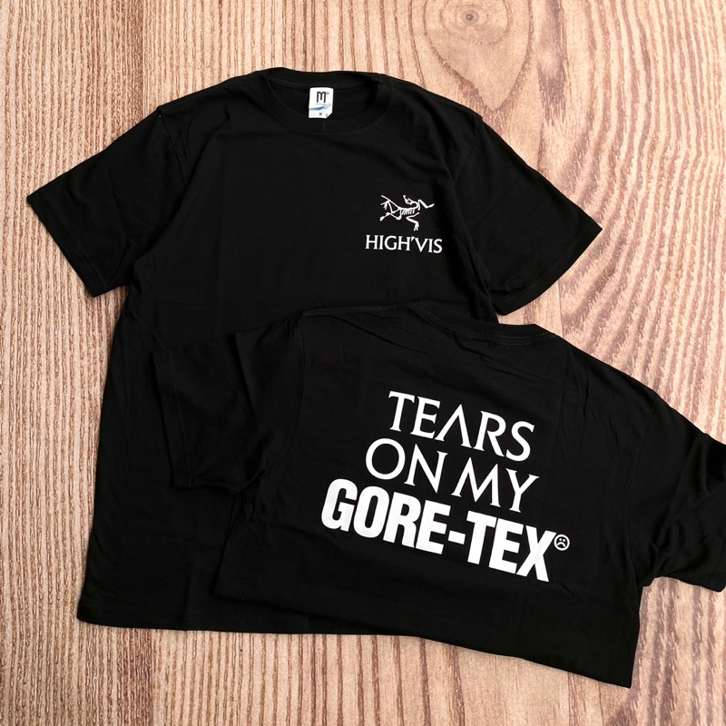 KAOS HIGHVIS ARCTERYX (HITAM) - TEAR ON MY GORETEX