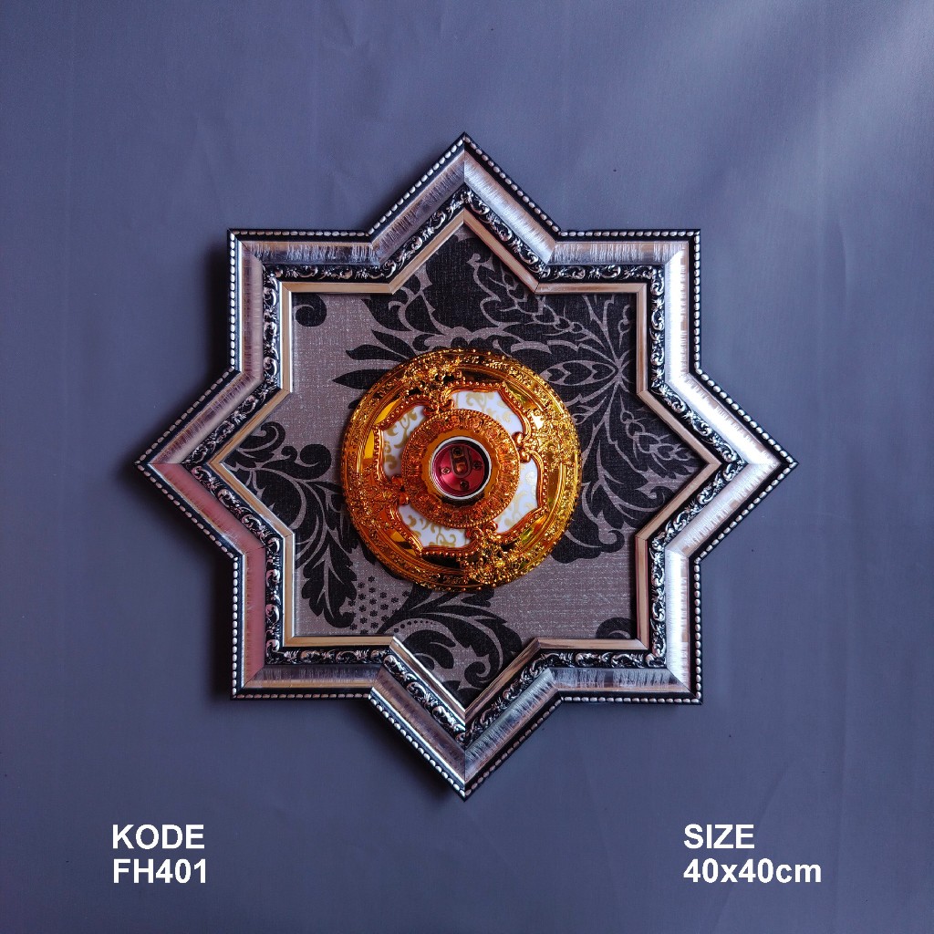 ORNAMEN LAMPU PLAFON PVC HIASAN LAMPU PLAFON UKURAN 40X40 cm