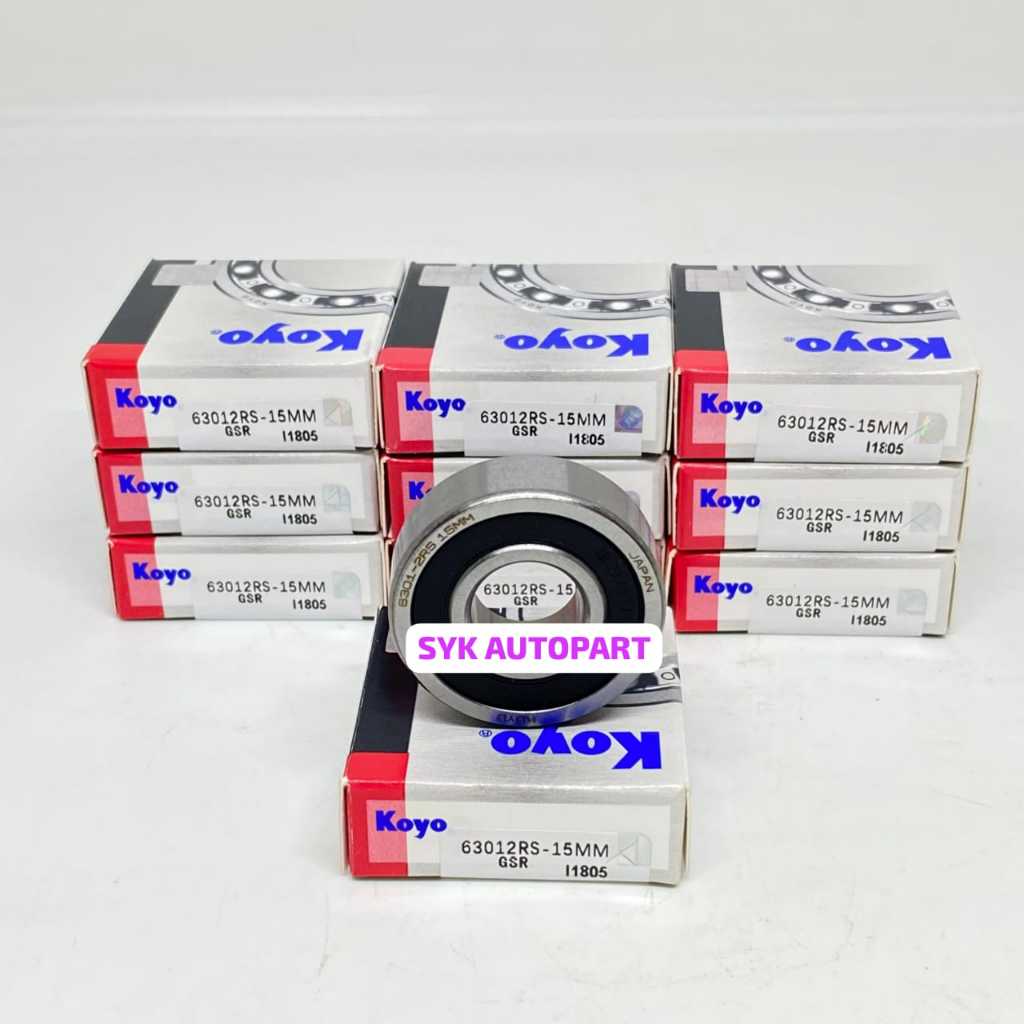 BEARING 6301 2RS-15MM KOYO TUTUP KARET