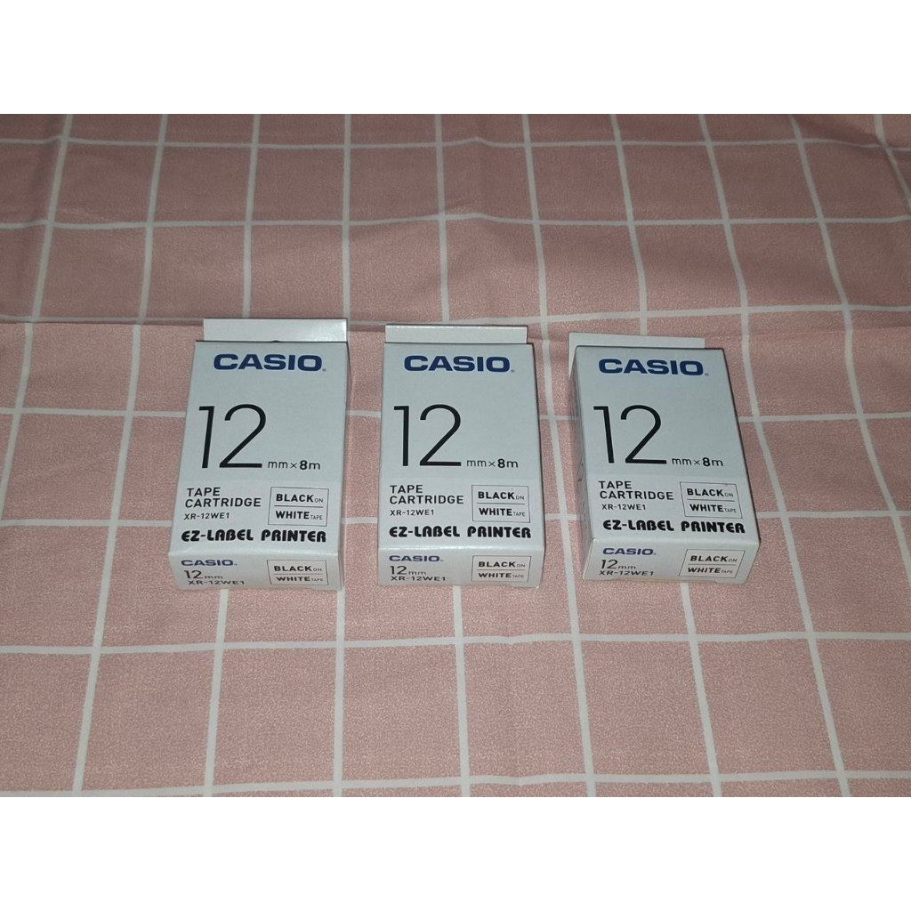 

EZ LABEL TAPE PRINTER CASIO 12 MM XR 12 WARNA PUTIH