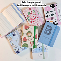 

MJ Buku Notes Tali A7 (100K) Fancy / Buku Catatan / Note book/Notebook