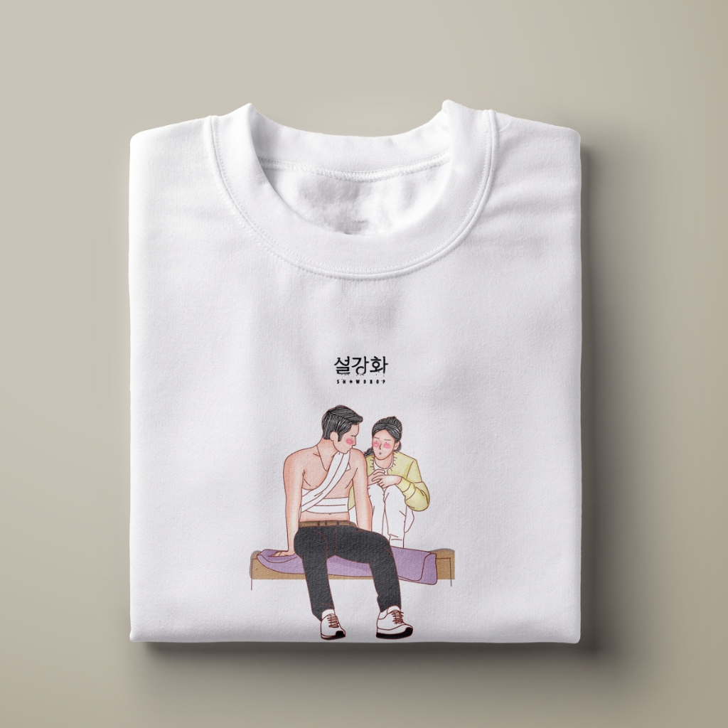 KAOS SNOWDROP KDRAMA FANART T-SHIRT KOREAN DRAMA KDRAMA MERCHANDISE KAOS DRAMA KOREA