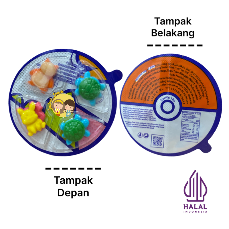 

Permen Pokemon Ball Gummy 10 Gr Rasa Buah by Jadoel_Snack