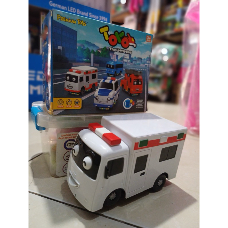 mainan ambulan tayo baterai