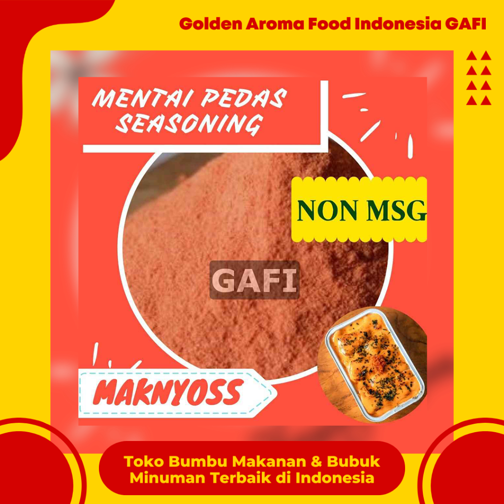 

Bubuk Tabur Mentai Pedas Sauce NON MSG 1Kg Best Seller Murah Meriah Bandung Food Grade Taburan Spicy Mentai Sauce Powder 1 Kg Serbuk Murah Enak Aman Terbaik Untuk Aneka Snack Keripik Makaroni Keripik Pisang Keripik Singkong keripik Kaca Cookies Mie Ayam