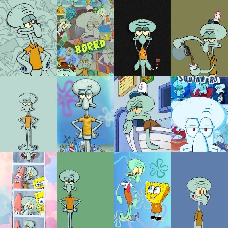 POSTER DINDING KAMAR KARAKTER SQUIDWARD