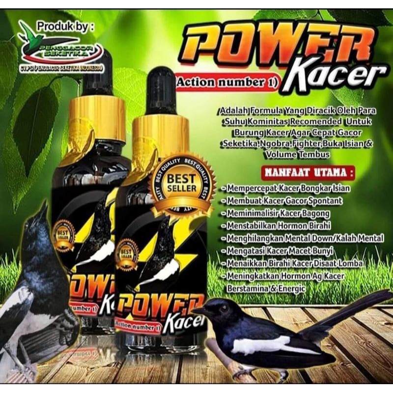 Power Kacer Strong Vitamin Penggacor Seketika Burung Kacer