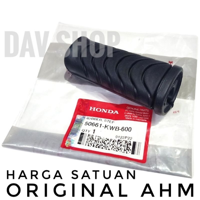 RUBBER STEP/KARET FOOTSTEP DEPAN HONDA BLADE REVO ABS/REVO FI SUPRA X 125FI/HELM IN SUBTITUSI C70 C7