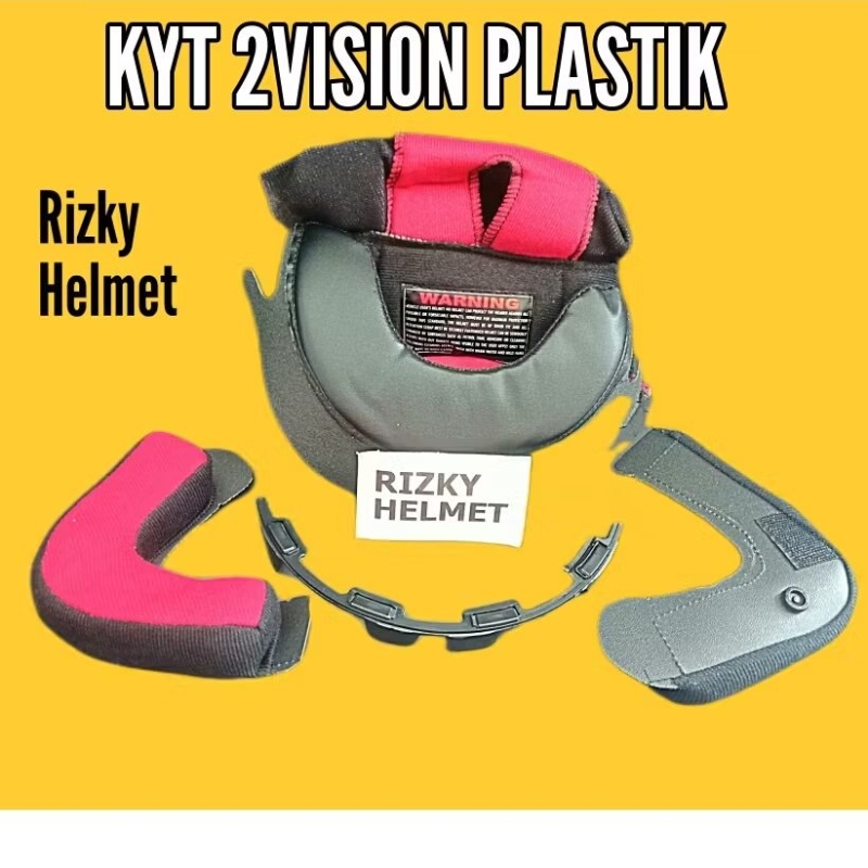 Busa Helm KYT 2VISION Kancing Plastik, Busa Helm KYT 2 VISION Plastik