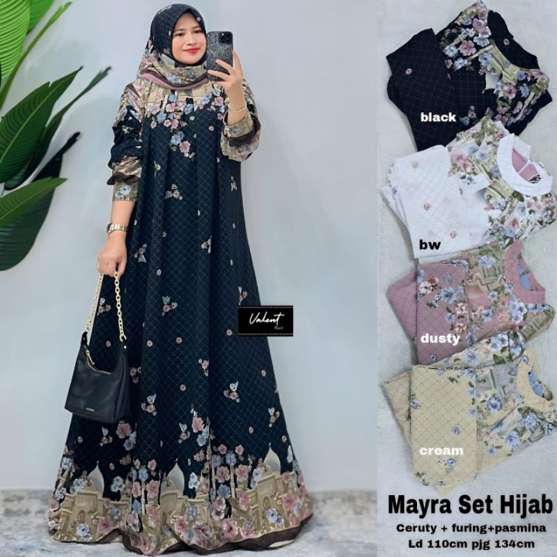 Mayra set hijab/setelan hijab wanita/setelan wanita