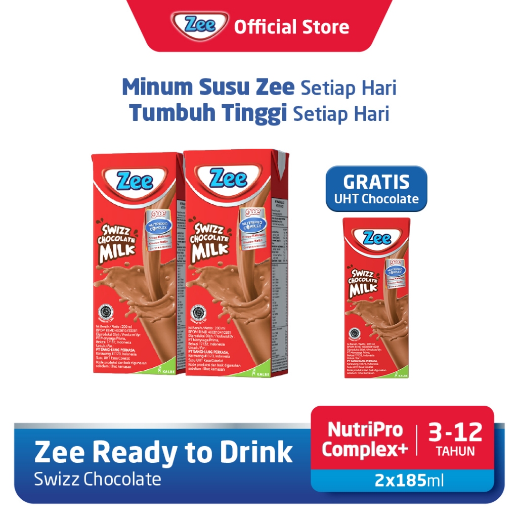 

B2G1 - Zee UHT Swizz Chocolate Milk 185ml