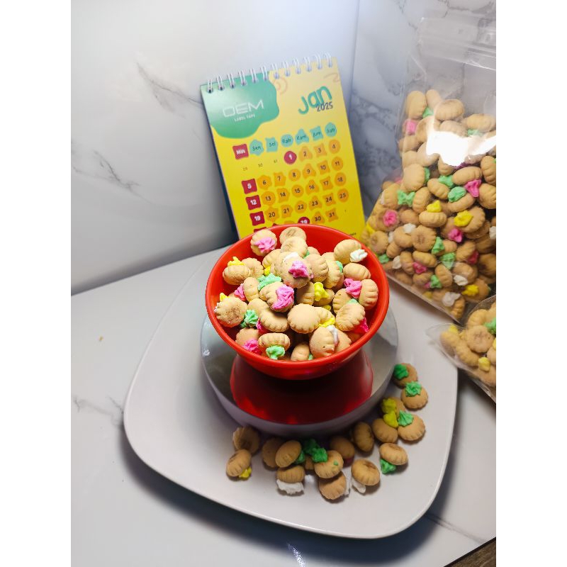 

gemrose/ kuemonas kue kancing warna-warni 200gr/500gr