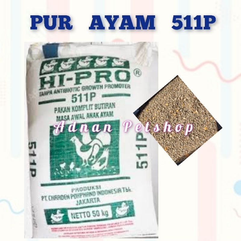 PAKAN AYAM 511P HI PRO / PUR AYAM 511P