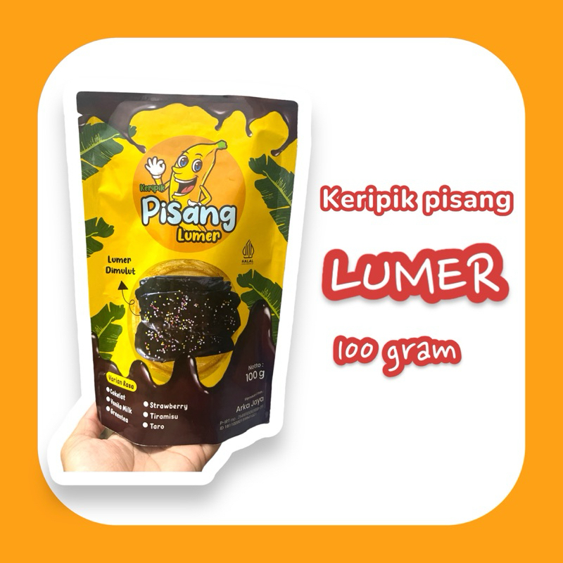 

PROMO 100g keripik pisang LUMER aneka rasa oleh oleh khas lampung