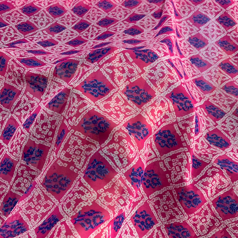 kain sifon motif batik - kain sifon premium - kain sifon motif