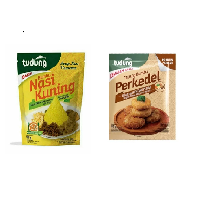 

Tudung Bumbu Nasi Kuning / Perkedel Instan / Nasi goreng Roa
