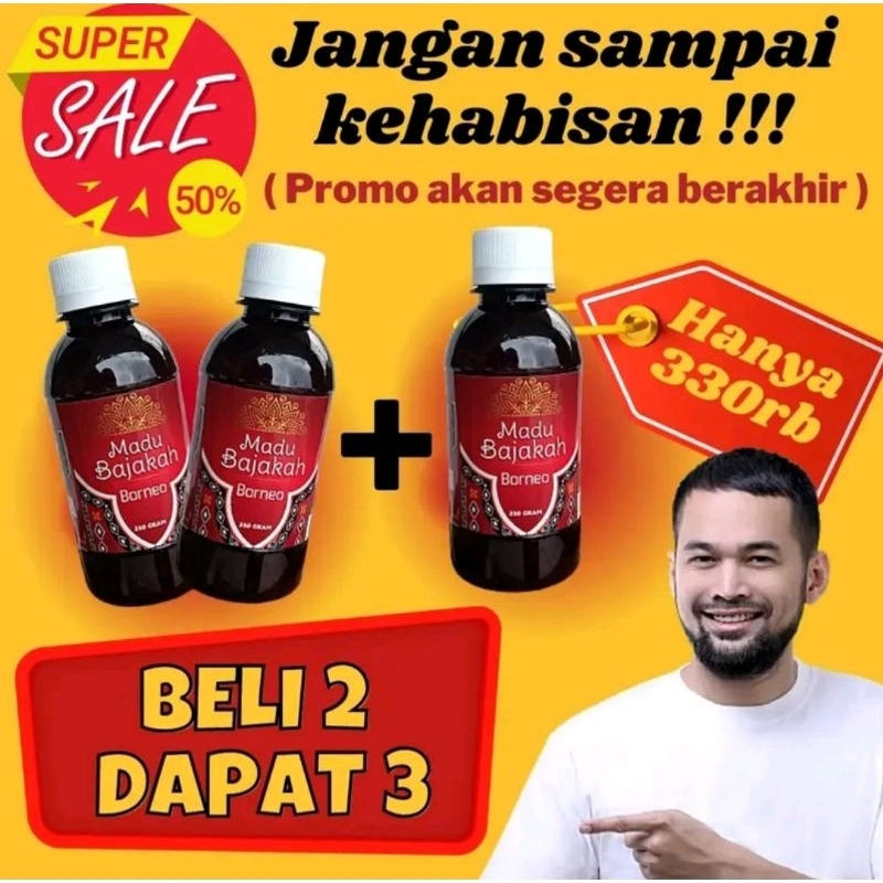 

MADU BAJAKAH BORNEO BELI 2 GRATIS 1, asli Kalimantan, ampuh atasi benjolan,kelenjar.kanker.