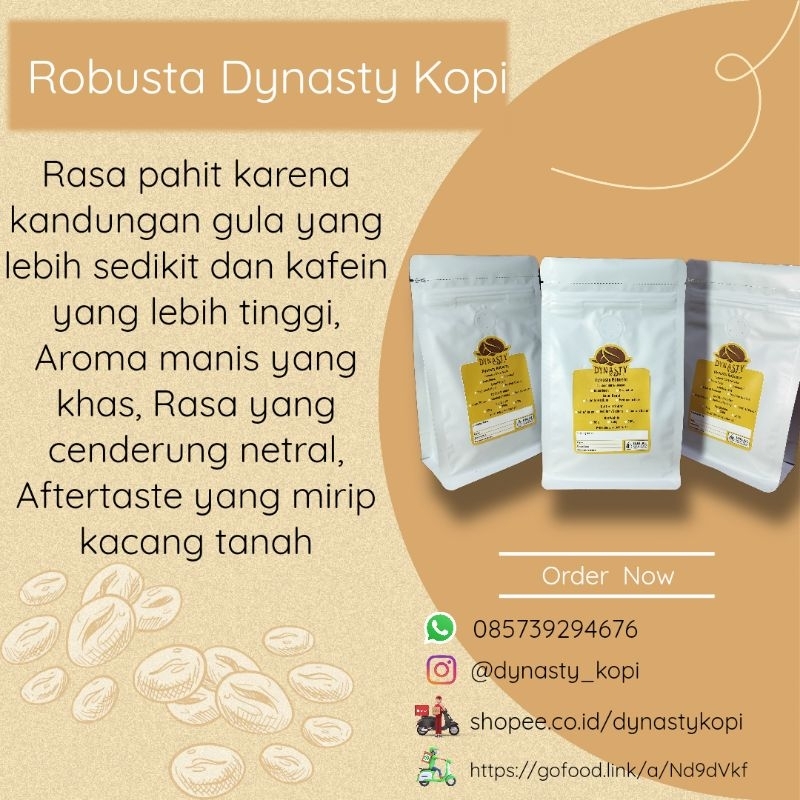 

Bubuk/Biji ROBUSTA Dynasty
