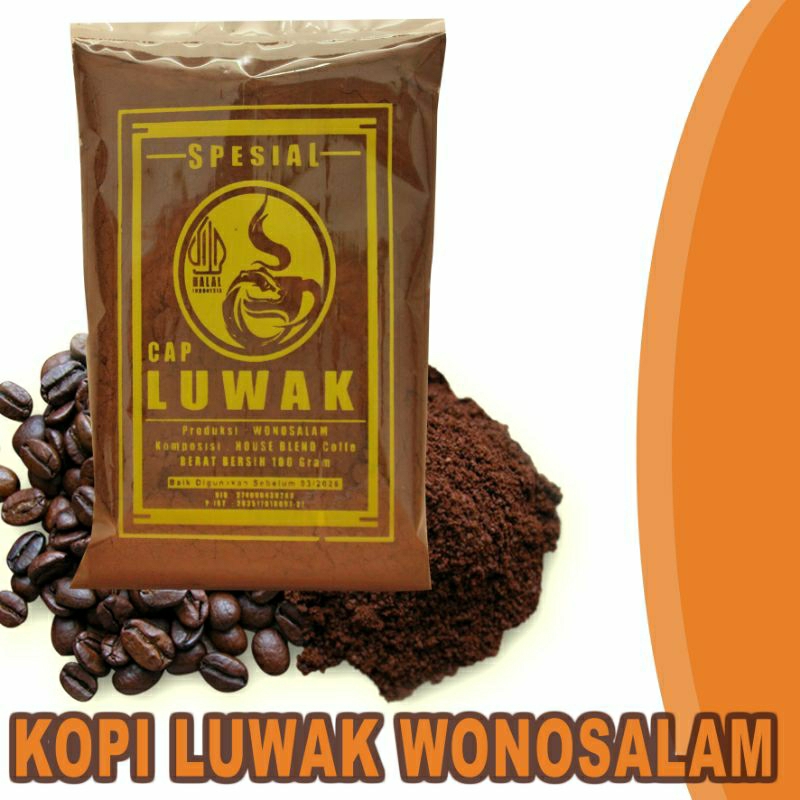 

Kopi Luwak Wonosalam - Spesial kopi Bubuk Murni (MURah NIkmat) - 100 Gram