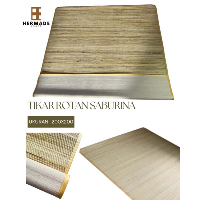 200x200 Tikar Rotan Saburina - Lampit Tikar Rotan Saburina , Tikar Lampit Kalimantan