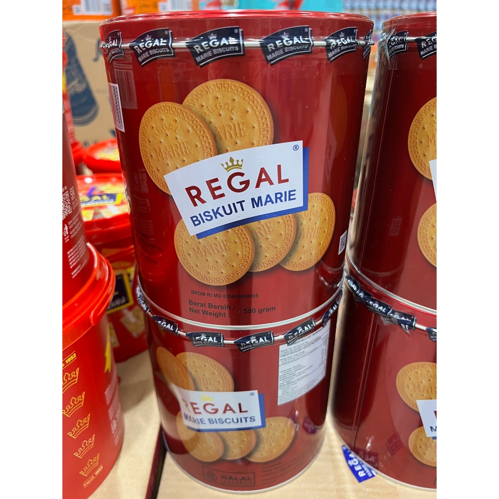 

Regal Marie Biscuit Kaleng 550 gr