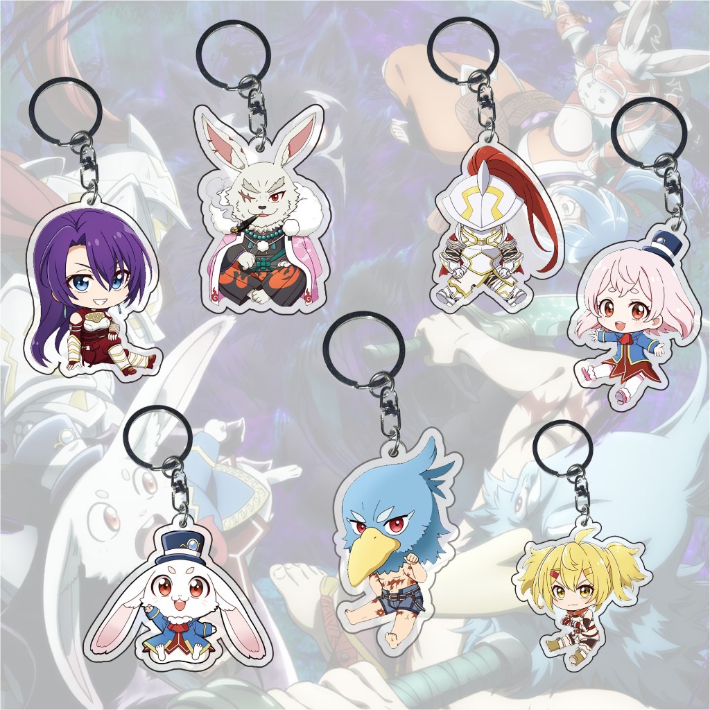 Gantungan Kunci Shangri-La Frontier - Ganci Anime - Key Chain Keychain - Souvenir - Terbaru - Sunrak