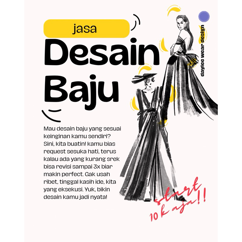 JASA Desain Baju digital murahh