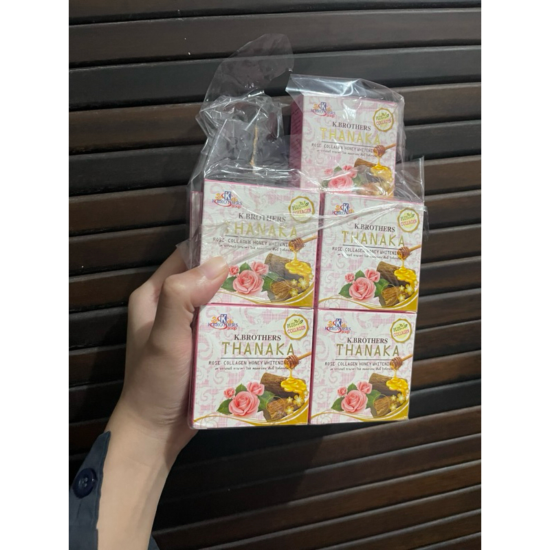 K.Brothers Thanaka Rose Collagen Honey White Soap