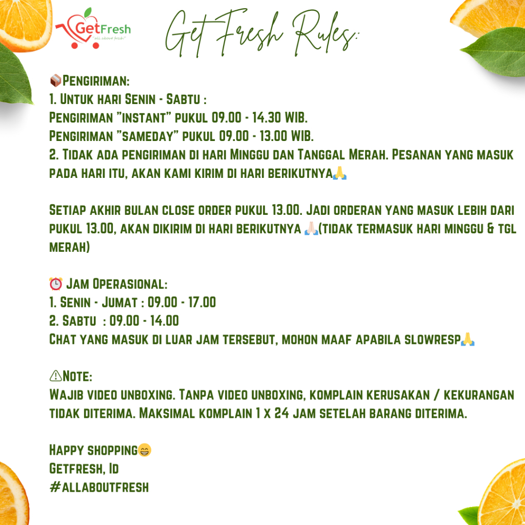 

Promo 7.7 Hampers Buah by Request (Variant 3kg/7kg)