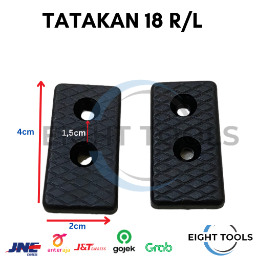 Tatakan 18 R/L / Tatakan Lemari / Alas Kaki Lemari / Alas Kaki Kursi / Alas Kaki Rak Besi / Alas Kak