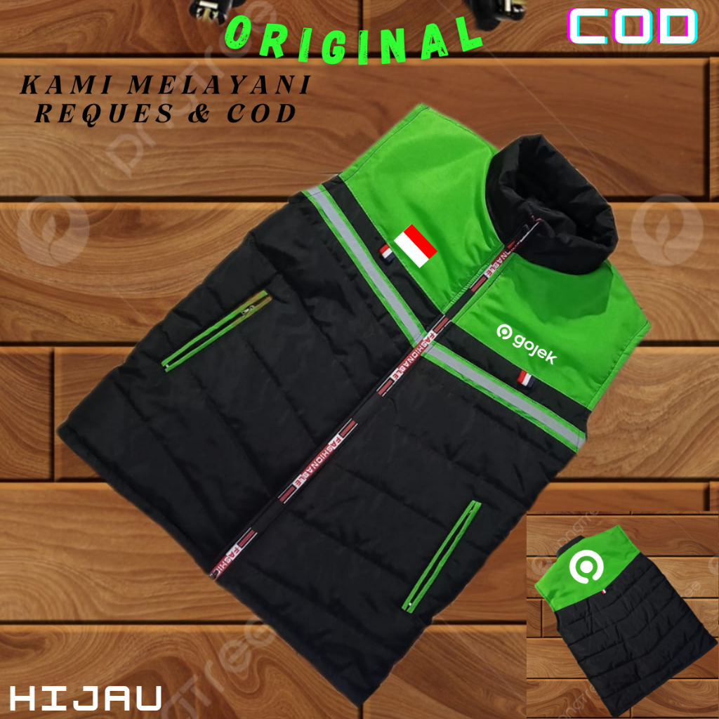 Rompi Oline  idrive Gojek Terbaru - jakey Gojek Waterprof - Rompi Grab Skotlet Keren,Ready Stock