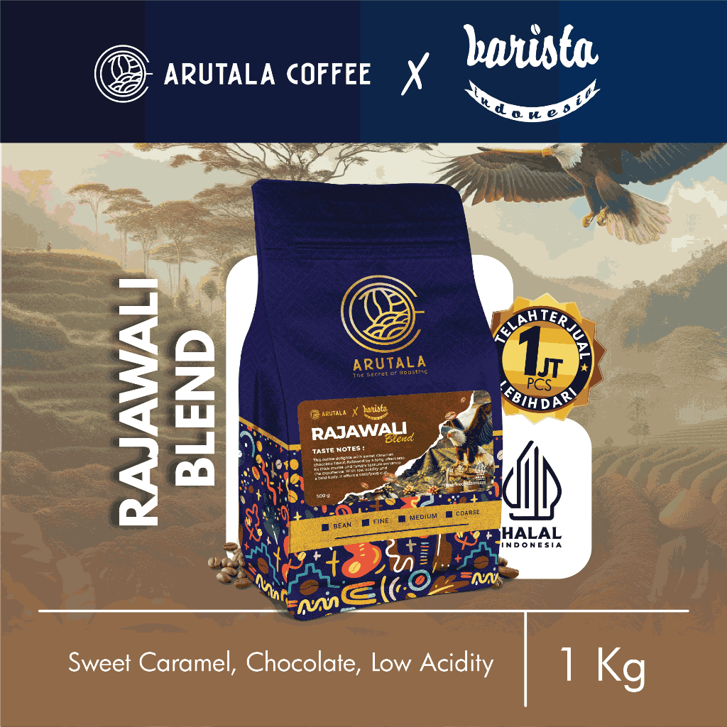 

ARUTALA x Barista Indonesia Rajawali Blend 1KG