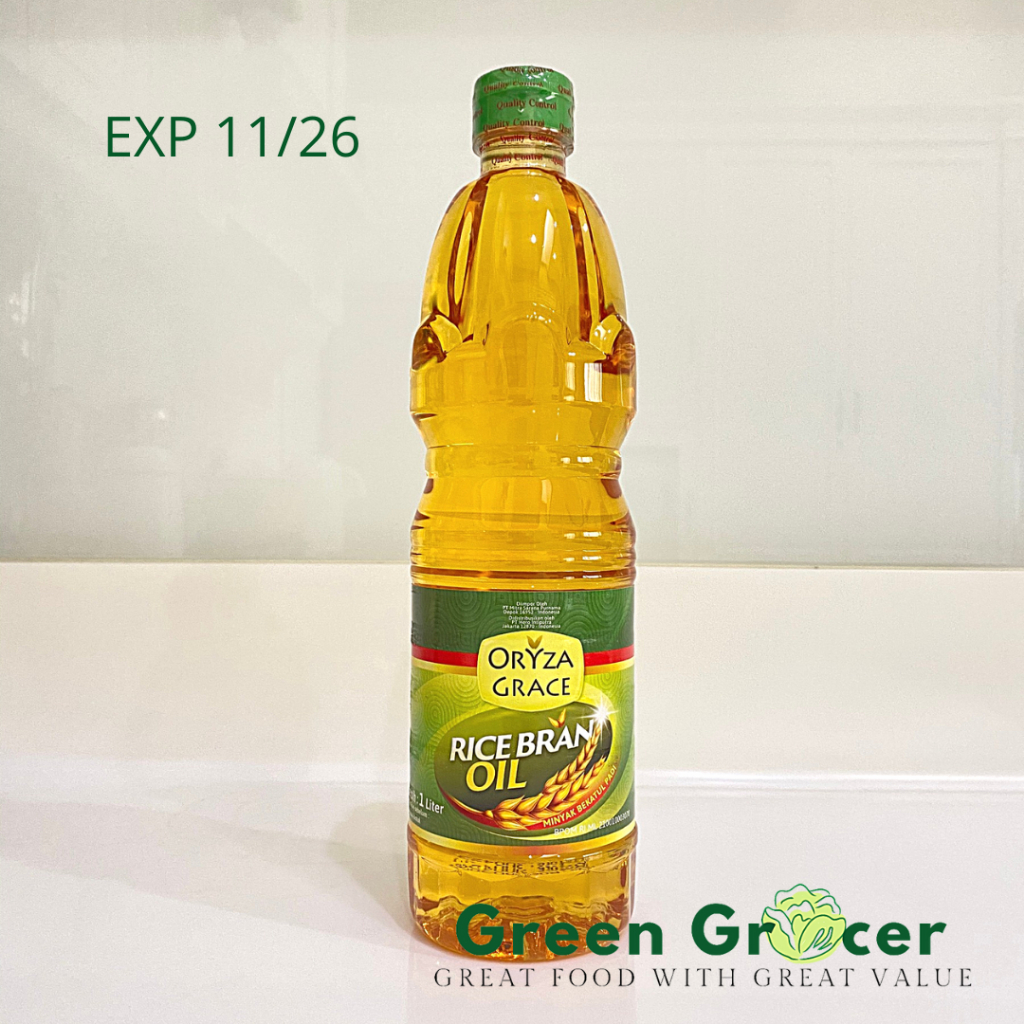 

ORYZA GRACE Rice Bran Oil 1L / Minyak Goreng Beras bekatul 1 L / oryza 1l