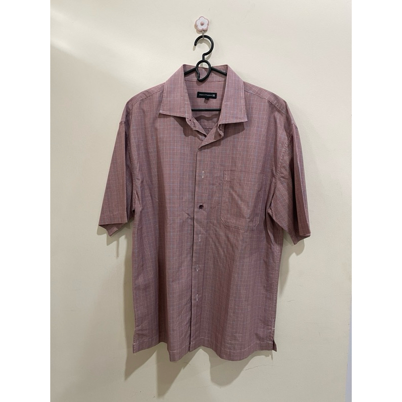 Kemeja Pria Kotak Merah Salt n Pepper