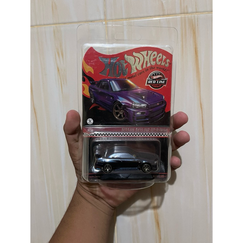 hot wheels nissan skyline r34 cameleon (RLC)