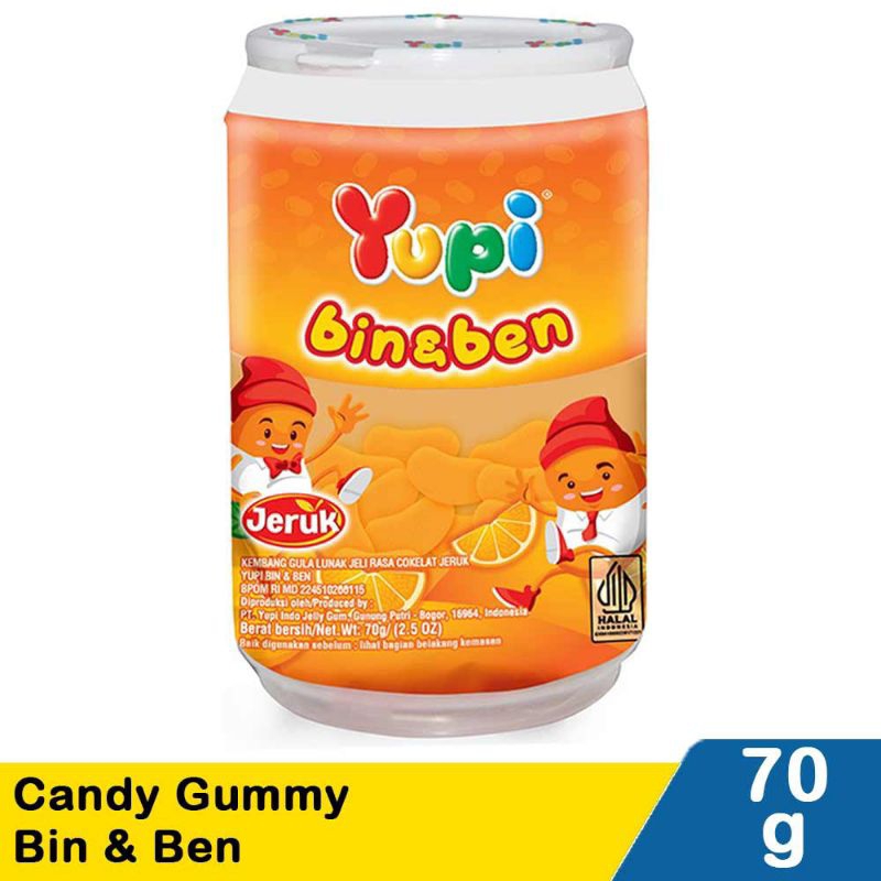 

Yupi candy gummy Bin & Ben 70 g