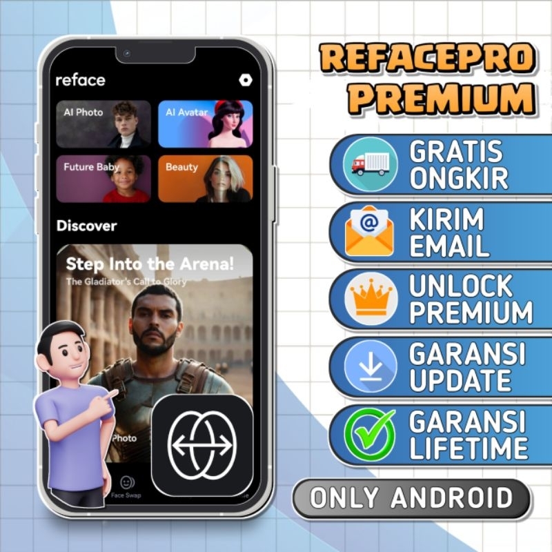 REFACE PRO PREMIUM TERMURAH FULL FEATURE BEBAS IKLAN BERGARANSI