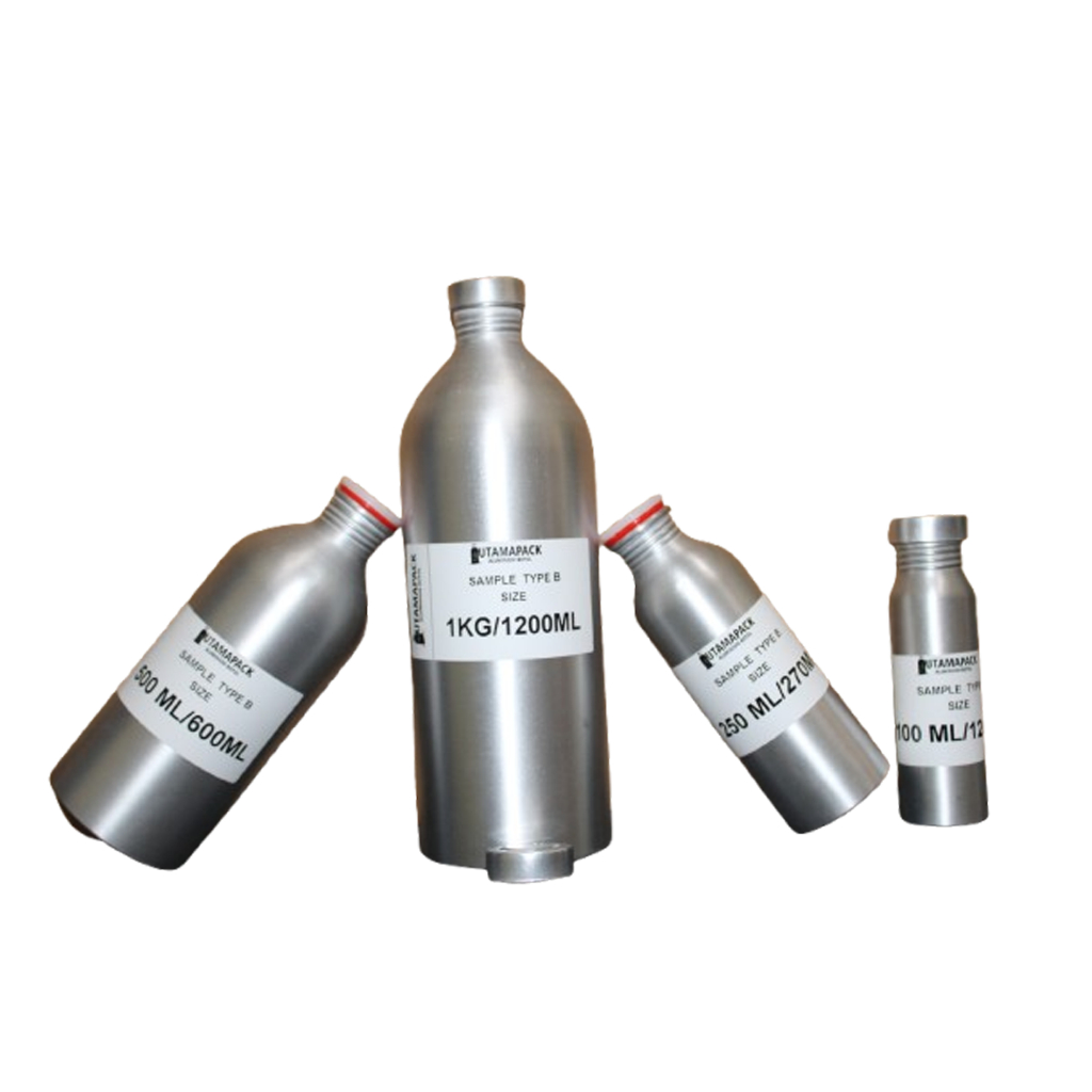 BOTOL BARU  BIBIT PARFUM KALENG  ALUMINIUM ALUMUNIUM 50ml, 100ml, 25ml,  500ML 500 ml 500mili 1liter