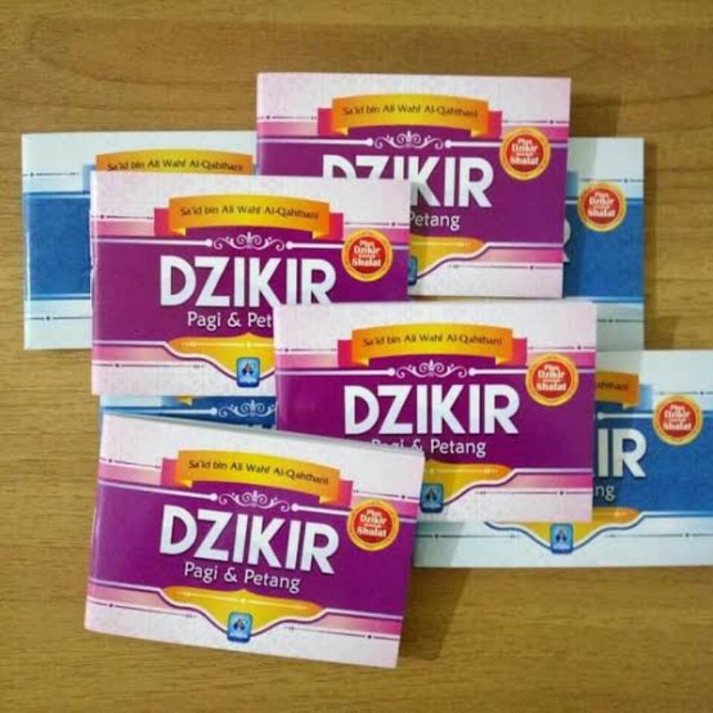 buku saku dzikir pagi dan petang / souvenir pernikahan