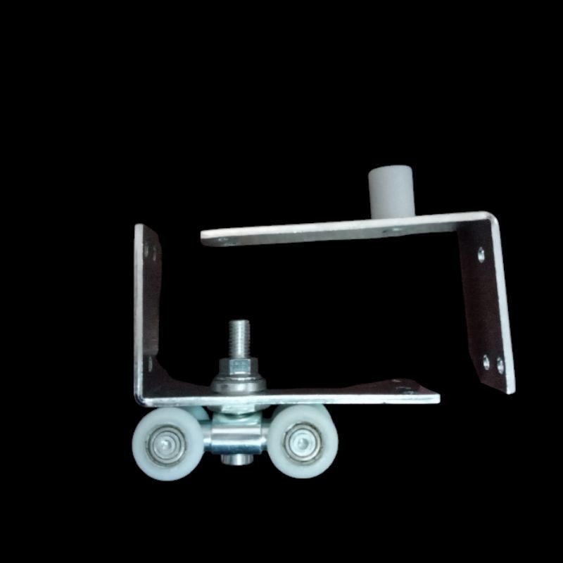 BRIKET L LURUS RODA ATAS KECIL + RODA L NYLON BAWAH