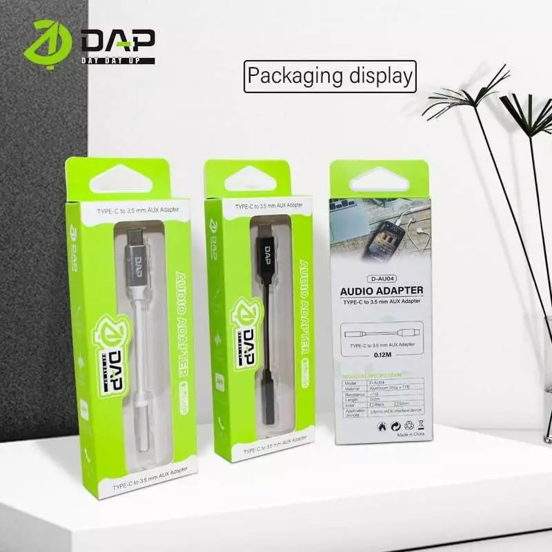 SPLITER AUDIO TYPE-C DAP D-AU04 | SPLITER DAP D-AU10 LIGHTNING | SAMBUNGAN KABEL | ACC HP | TERLARIS