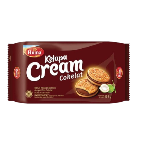 

ROMA KELAPA CREAM COKLAT 189 GR 8996001314005