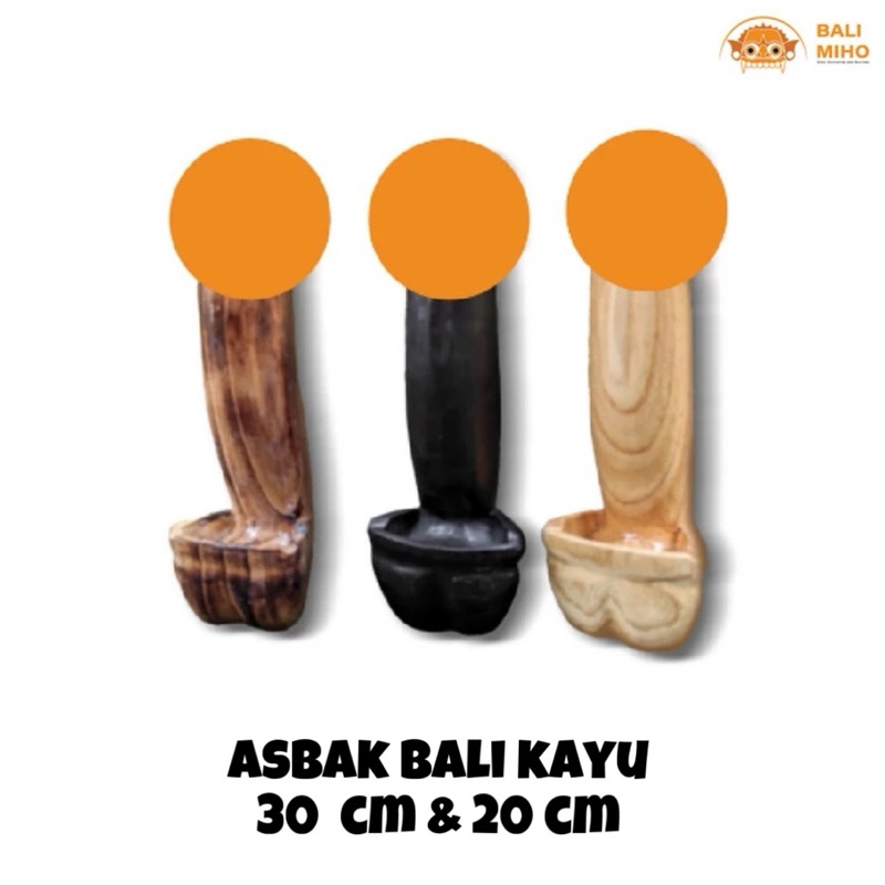 asbak bali 30 cm & 20 cm - Asbak bali - asbak kayu - asbak bali kayu