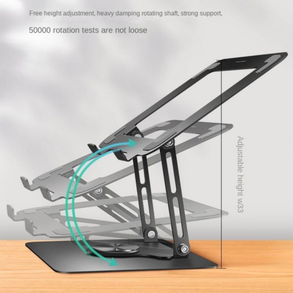Stand Laptop Stand Penyangga Laptop Stand Holder Lipat Adjustable Anti Slip Untuk Laptop/Notebook
