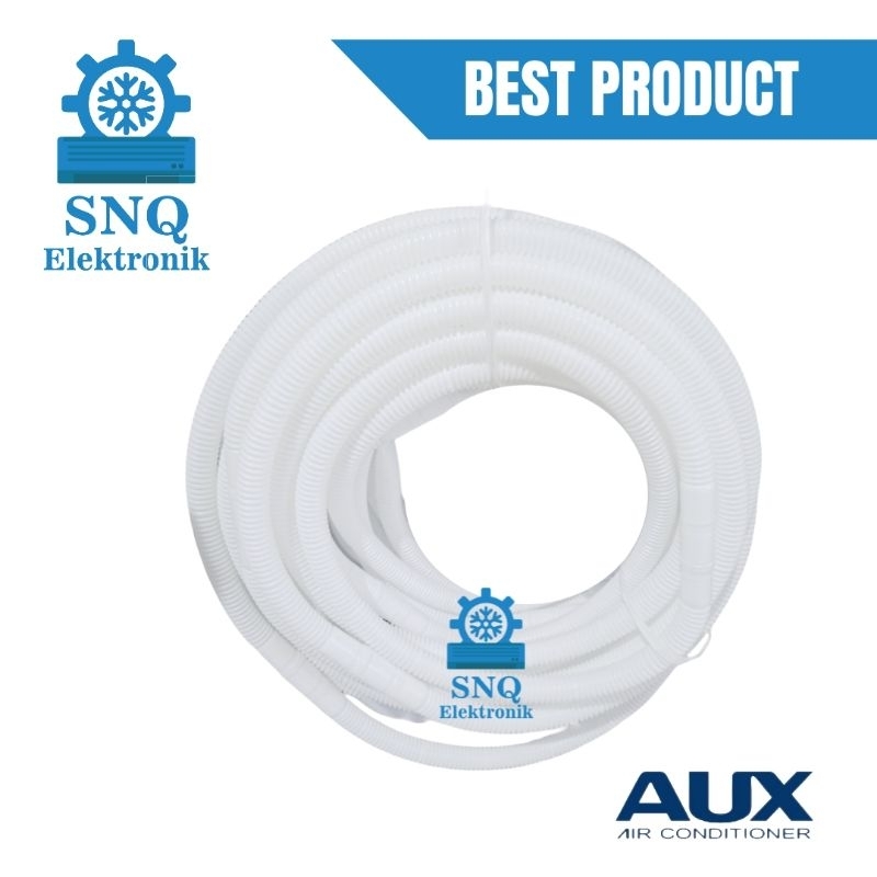 Selang pembuangan AC AUX 1/2 PK, 3/4 PK, 1 PK, 1,5 PK, 2 PK diameter selang +- 2 cm - Selang flexibl
