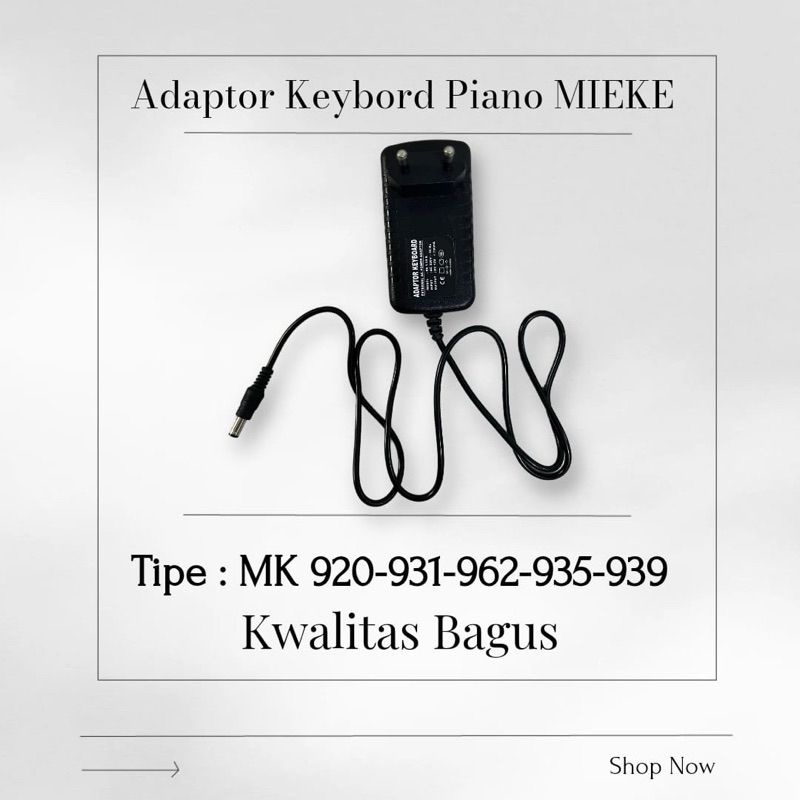 Adaptor Keybord Piano Mieke Tipe Mk-920 Mk-931 Mk-962 Mk-935 Mk-939