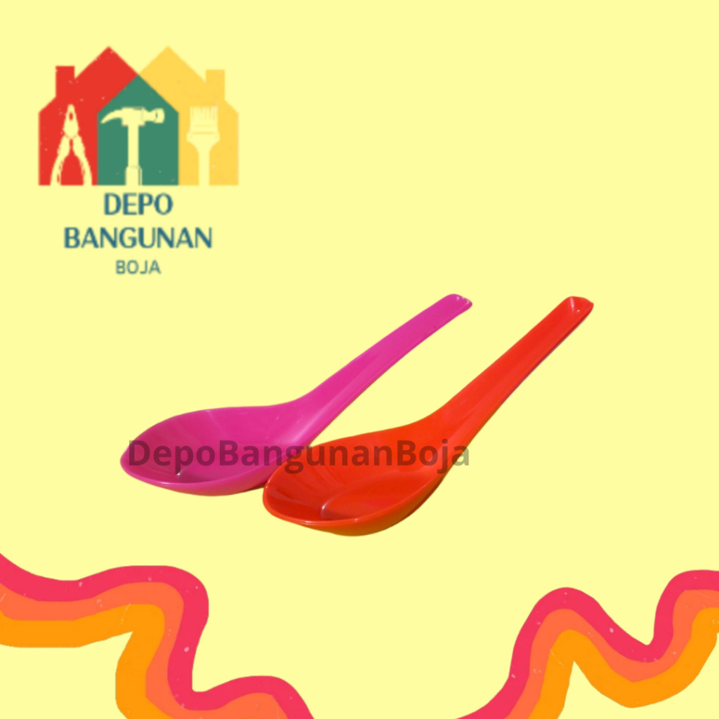 Sendok Bebek Plastik Semi Melamin / Sendok Bebek / Sendok