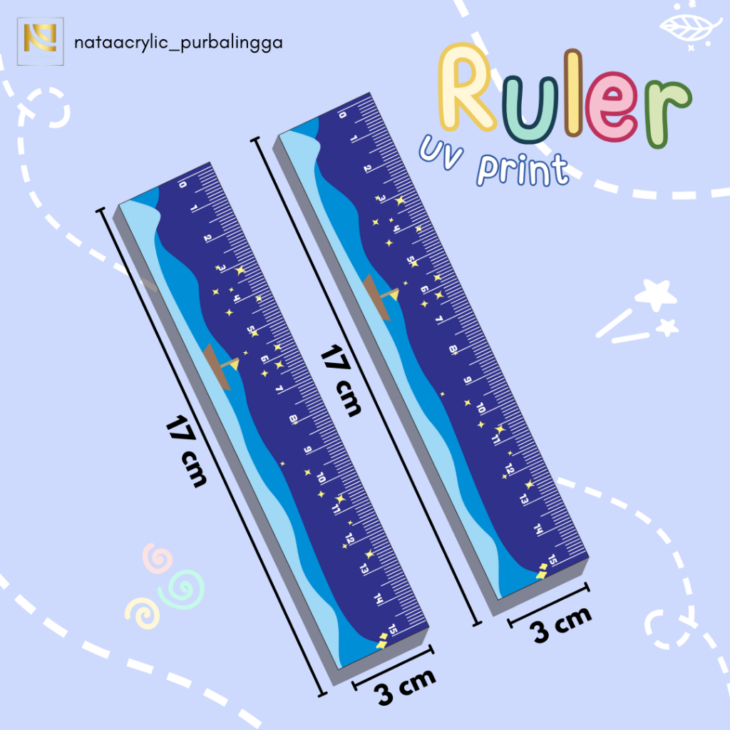 

PENGGARIS ANAK/ PENGGARIS AKRILIK/ PENGGARIS CUSTOM KARAKTER LUCU UV PRINTING