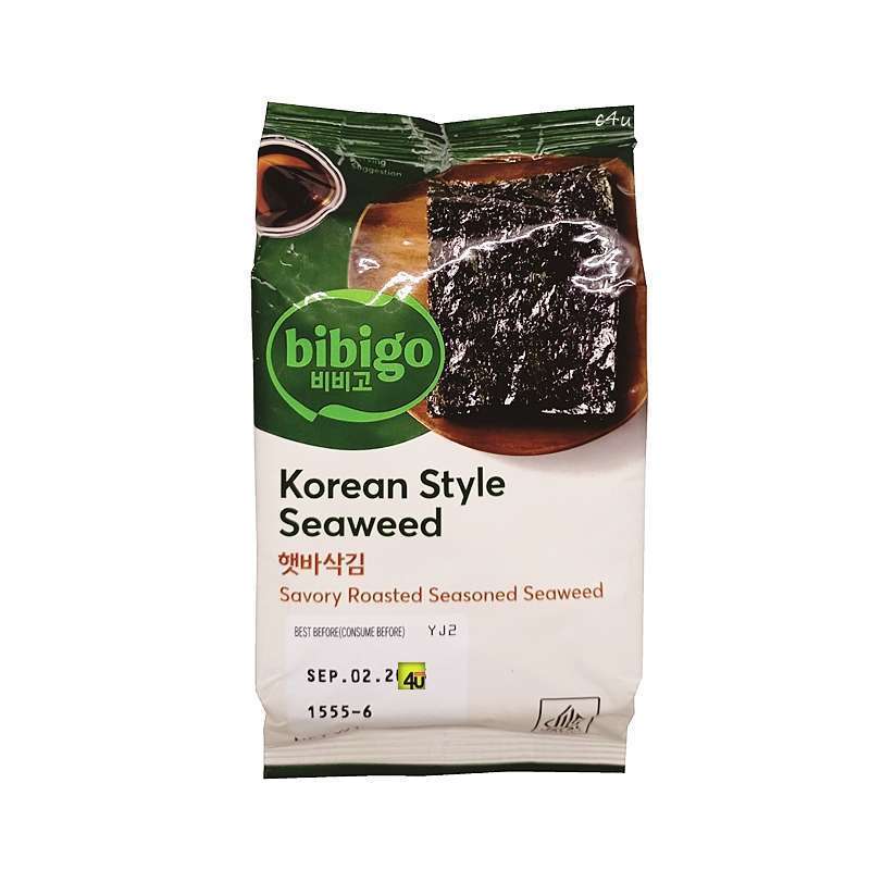 

Cj Bibigo Savory Roasted Korean Seasoned Seaweed / Rumput Laut 5 Gr